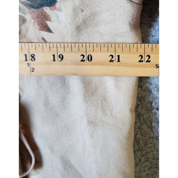 Trail of Painted Ponies Women's XL Long Jacket Faux Suede Fur Lined Stitched - Picture 9 of 11